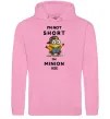 Жіноча толстовка (худі) Minion size Рожевий фото