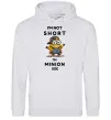 Жіноча толстовка (худі) Minion size Сірий меланж фото