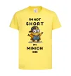 Детская футболка Minion size Лимонный фото