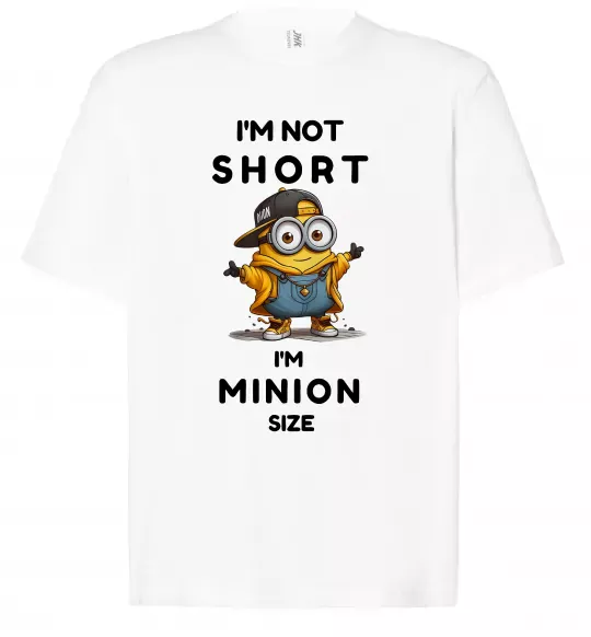 Футболка Оверсайз Minion size Белый фото