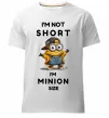 Чоловіча преміум футболка Minion size Білий фото