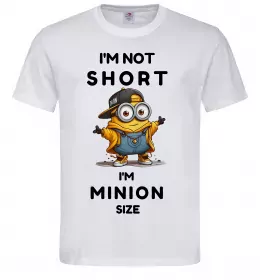 Чоловіча футболка Minion size Білий фото