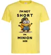 Чоловіча футболка Minion size Лимонний Чоловіча футболка Minion size Лимонний фото