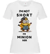 Женская футболка Minion size Белый Женская футболка Minion size Белый фото
