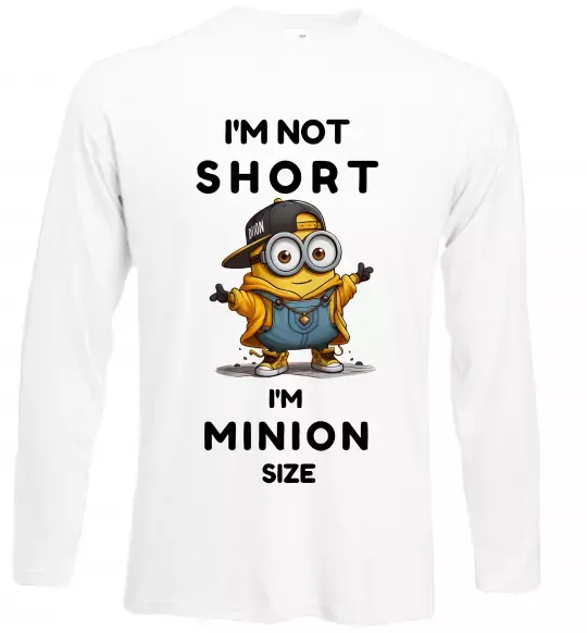 Лонгслів Minion size Білий фото