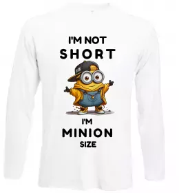 Лонгслив Minion size Белый фото