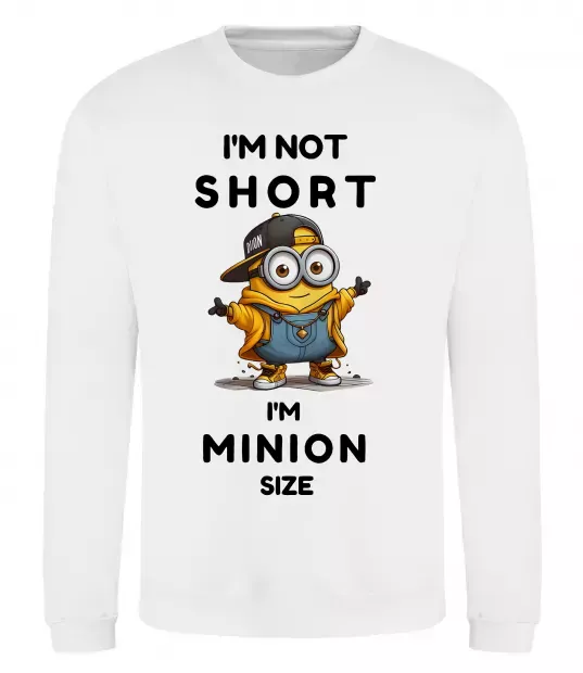 Світшот Minion size Білий фото