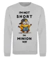 Світшот Minion size Сірий меланж фото