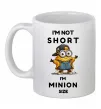 Чашка керамічна Minion size Білий фото