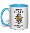 Чашка с цветной ручкой Minion size Голубой Чашка с цветной ручкой Minion size Голубой фото