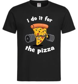 Чоловіча футболка I do it for pizza