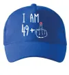 Кепка I am 49+1 Яскраво-синій фото
