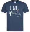 Мужская футболка I am 49+1 Темно-синий фото