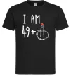 Мужская футболка I am 49+1 Черный фото