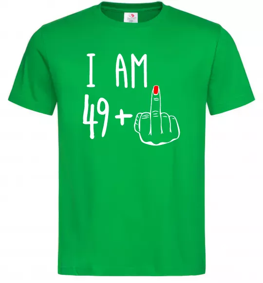 Мужская футболка I am 49+1 Зеленый фото