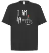 Футболка Оверсайз I am 49+1 Чорний фото