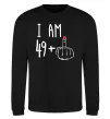 Свитшот I am 49+1 Черный фото