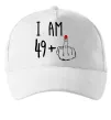 Кепка I am 49+1 Білий фото