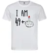 Мужская футболка I am 49+1 Белый фото