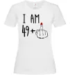 Жіноча футболка I am 49+1 Білий фото