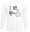Лонгслив I am 49+1 Белый фото
