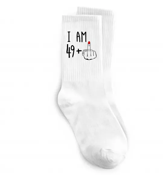 Носки I am 49+1 Белый фото