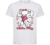 Дитяча футболка Hello Fitty Білий фото