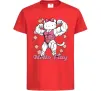 Дитяча футболка Hello Fitty Червоний фото
