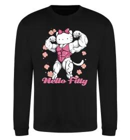Свитшот Hello Fitty Черный фото