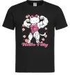 Чоловіча футболка Hello Fitty Чорний фото