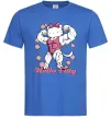 Чоловіча футболка Hello Fitty Яскраво-синій фото