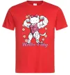Чоловіча футболка Hello Fitty Червоний фото