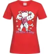 Жіноча футболка Hello Fitty Червоний фото