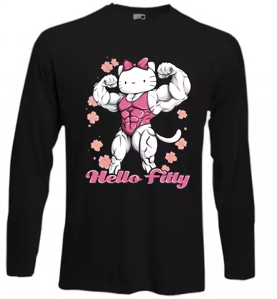 Лонгслів Hello Fitty Чорний фото