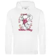 Жіноча толстовка (худі) Hello Fitty Білий Жіноча толстовка (худі) Hello Fitty Білий фото