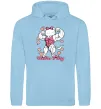 Жіноча толстовка (худі) Hello Fitty Блакитний фото