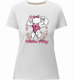 Жіноча преміум футболка Hello Fitty