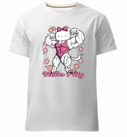 Чоловіча преміум футболка Hello Fitty