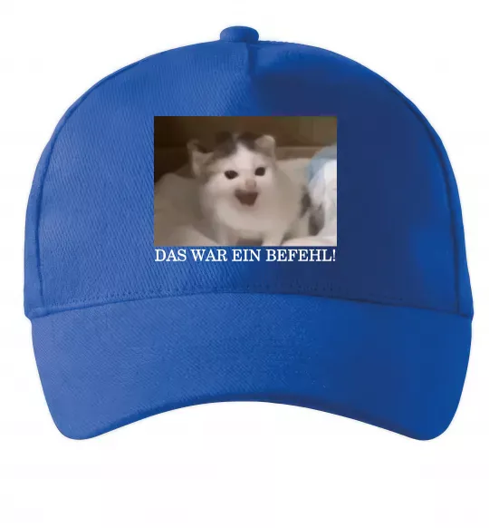 Кепка Das war ein Befehl Яскраво-синій фото