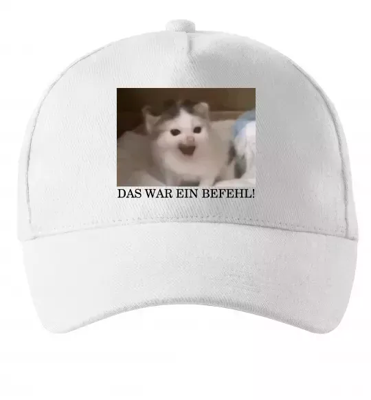 Кепка Das war ein Befehl Білий фото