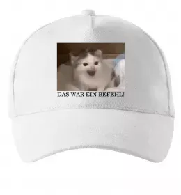 Кепка Das war ein Befehl Білий фото