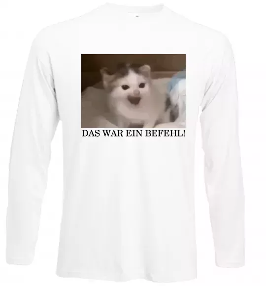 Лонгслів Das war ein Befehl Білий фото