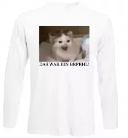Лонгслів Das war ein Befehl Білий фото