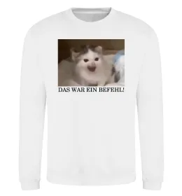 Світшот Das war ein Befehl Білий фото