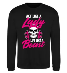 Свитшот Lady Beast Черный фото