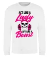 Свитшот Lady Beast Белый фото