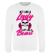 Свитшот Lady Beast Белый фото
