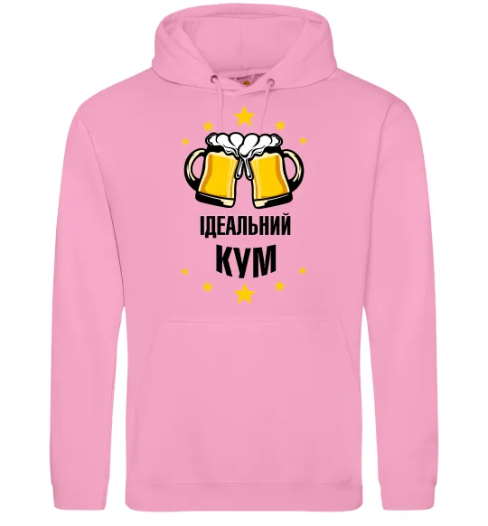 Мужская толстовка (худи) Ідеальний кум Розовый фото