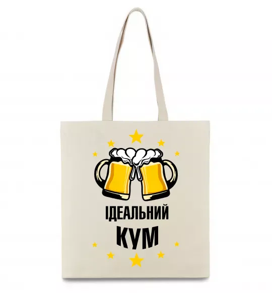 Эко-сумка Ідеальний кум Бежевый фото