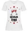 Женская футболка Ідеальна кума Белый фото